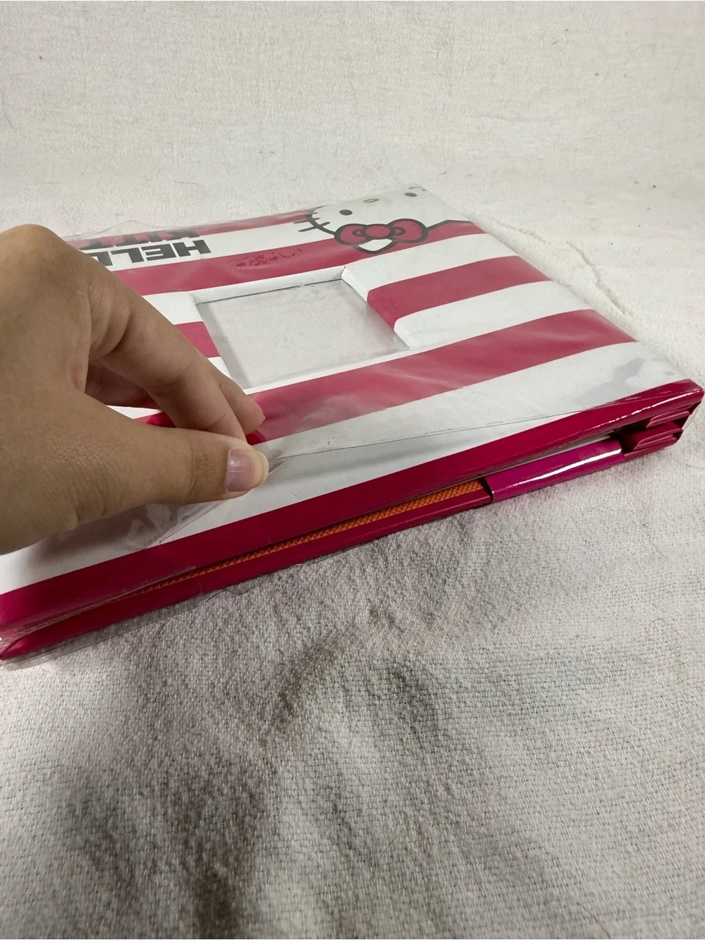 Sanrio Hello Kitty 20 Pages Pink & White Striped Photo Album